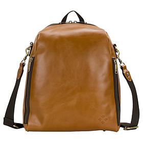 "As Is" Patricia Nash Dorine Convertible Leather Backpack