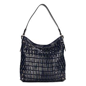 "As Is" Patricia Nash Lyana Leather Slouchy Shoulder Bag