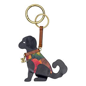 "As Is" Patricia Nash Maggie & Molly Leather Hang Off Dog Charms