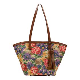 "As Is" Patricia Nash Marconia Leather or Canvas Tote