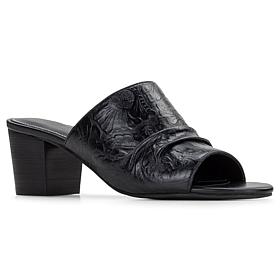"As Is" Patricia Nash Poema Leather Heel Sandal