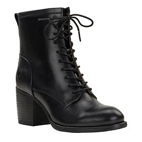 "As Is" Patricia Nash Sicily Leather Lace-Up Ankle Boot