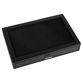 "As Is" Prestige™ Croco-Embossed Single Drawer Jewelry Box - Open