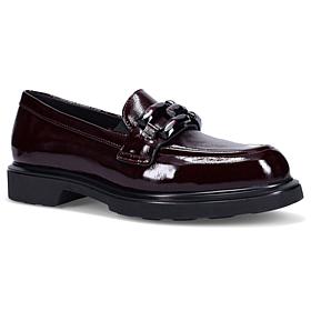 "As Is" Ron White Annora Patent Leather Loafer with Satin Shoe Bag