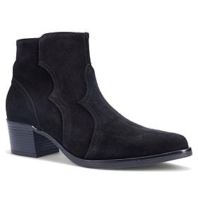 "As Is" Ron White Syrena Suede Ankle Boot
