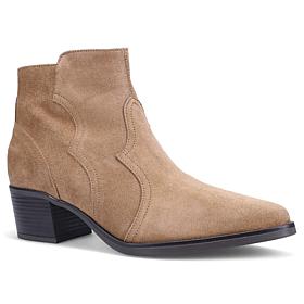 "As Is" Ron White Syrena Suede Ankle Boot