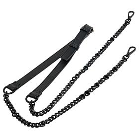 "As Is" Samantha Brown Adjustable Chain Detail Crossbody Strap