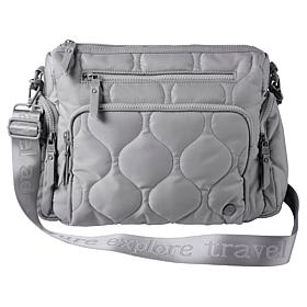 "As Is" Samantha Brown To-Go Quilted Cargo Crossbody 
