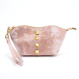 "As Is" Sharif Legacy Leather Sweetheart Studded Wristlet