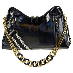 "As Is" Sharif Legacy Milano Leather Satchel with Two Shoulder Straps