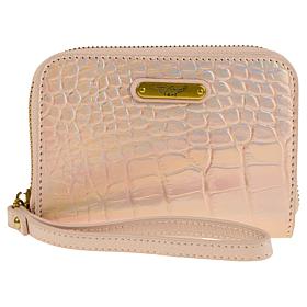 "As Is" Sharif Legacy Milano Leather Zip-Around Wallet