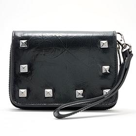 "As Is" Sharif Legacy RFID-Blocking Zip-Around Leather Wallet