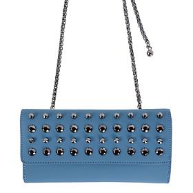 "As Is" Sharif Legacy Studded Leather Wallet with Detachable Strap