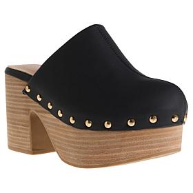 "As Is" SHUSHOP Gigi Clog with Nail Head Studs
