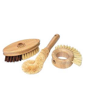 "As Is" Sunny Valley Orchard 3-piece Household Brush Set