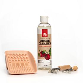 "As Is" Sunny Valley Orchard 4-piece Hair and Makeup Brush Cleaning...