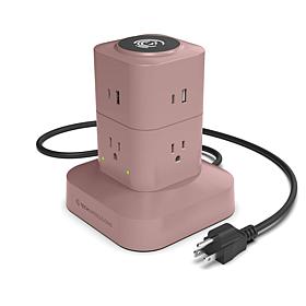 "As Is" Tech Impressions Spinning Charging Tower w/Surge Protection