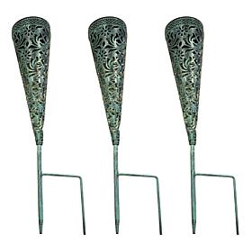 "As Is" Tower Hill by Christie Brinkley Solar Light 3-pack