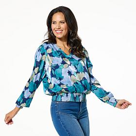 "As Is" Tower Hill by Christie Brinkley V-Neck Surplice Top