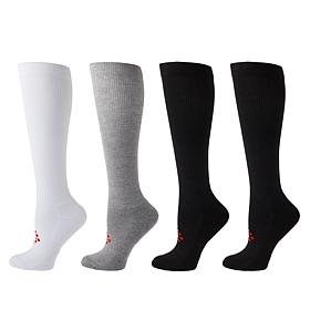 "As Is" TrueEnergy 4 Pairs Over-the-Calf Infrared Socks