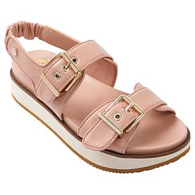 "As Is" Vince Camuto Anivay Leather Slide Sandal