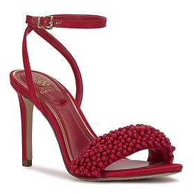 "As Is" Vince Camuto Arleem Beaded Heeled Dress Sandal