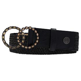 "As Is" Vince Camuto Metallic Stretch Belt