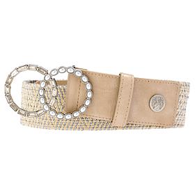 "As Is" Vince Camuto Metallic Stretch Belt