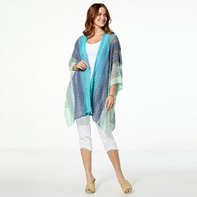 "As Is" Vince Camuto Ombre Open Knit Topper