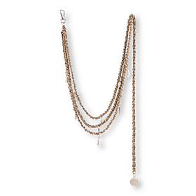 "As Is" Vince Camuto Pearl & Shell Swagg Chain Belt