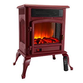 "As Is" Warm Living Infrared Deluxe Stove with Real Flame Sound