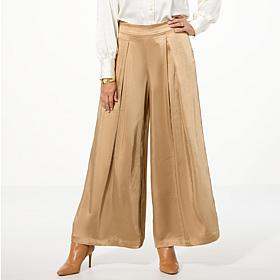 "As Is" WynneCollection Occasion Satin Evening Pant