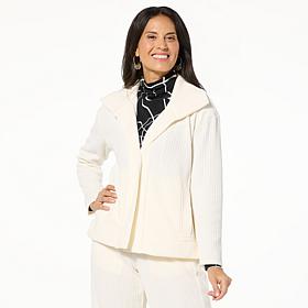 "As Is" WynneLayers Plush Ottoman Knit Jacket