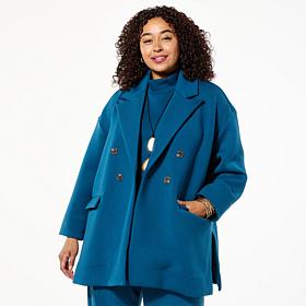 "As Is" WynneLayers Scuba Knit Unstructured Jacket