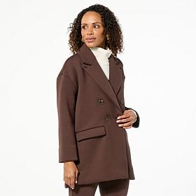 "As Is" WynneLayers Scuba Knit Unstructured Jacket