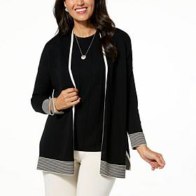 "As Is" WynneLayers Unstructured Ottoman Cardigan