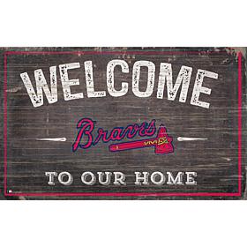 Atlanta Braves 11x19 Welcome to our Home Sign  