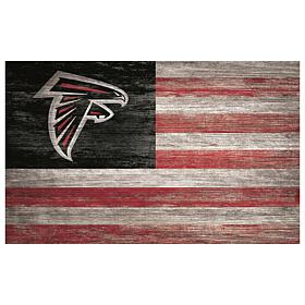 Atlanta Falcons Distressed Flag 11x19