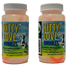 Atomic Bubbles Kitty Love Bubbles, Catnip Scented Bubbles 4oz. 