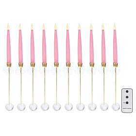 august & leo 10-Piece Flameless Tree & Window Candles