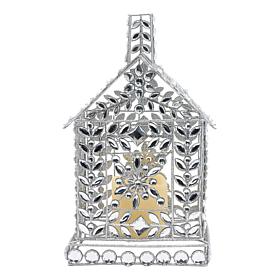 august & leo 12.5" Jeweled House with LED Candle