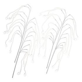 august & leo Branch Picks with Cascading Jewels Set of 4