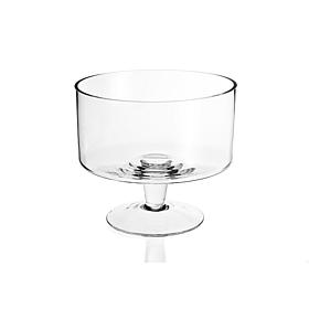 Badash Lexington Mouth Blown Glass Trifle Bowl 9" x 7.5"