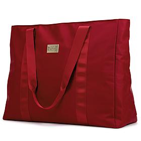 Badgley Mischka Nylon Travel Tote Weekender Bag
