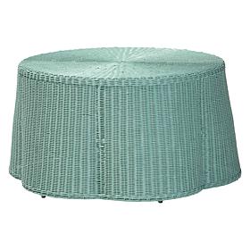 bali and pari Palm Green Rattan Coffee Table