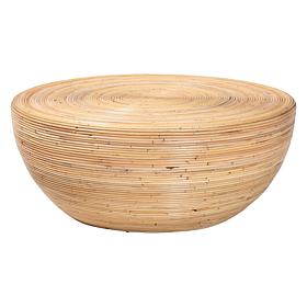 bali and pari Tokyo Rattan Round Coffee Table