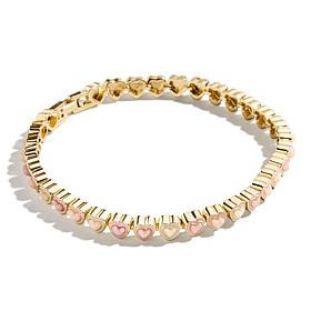 BAUBLEBAR Heart Stone and Enamel Line Bracelet