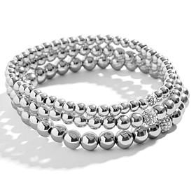 BAUBLEBAR Pisa 3-piece Beaded Stretch Bracelet Set