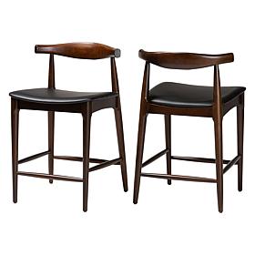 Baxton Studio Eira Counter Stool Set of 2