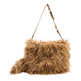 BEARPAW® Curly Faux Fur Hobo Bag